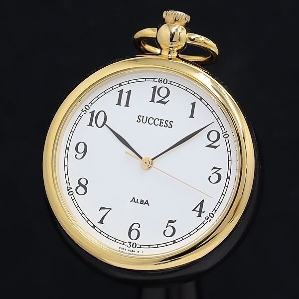 時計 SUCCESS VINTAGE ALBA Seiko Alba Success Vintage Pocket Watch Quartz Open Face