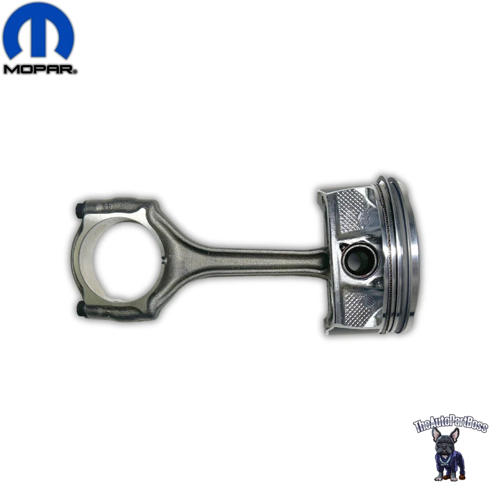 Pin y varilla de pistón 3,6 L 1-3-5 OEM Mopar 68223379AD Foto 2 de 4