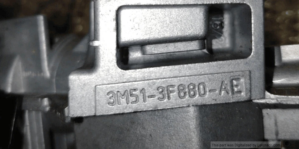 3M513F880AE Bloqueo de dirección FORD FOCUS C-MAX (CAP) 1.6 TDCi Mnv - Imagen 2 de 4