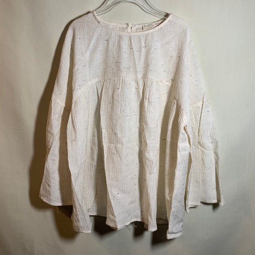 Zara Girls Cream Gauze Top Girls Size 11-12 Soft Collection - Picture 1 of 7
