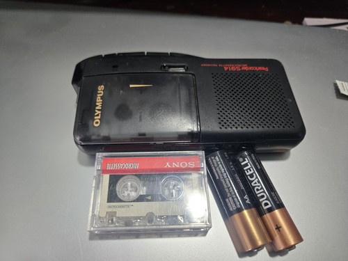 Olympus Pearl Corder S914 Micro Cassette Recorder Includes Batteries And Tape - Picture 1 of 9