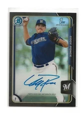 2015 Bowman Chrome Cody Ponce Black Refractor Auto 26/35 RC Signed w/ Blue Jays