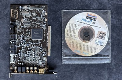 Creative Audigy 2 ZS (SB0350) Gold-Plated PCI Sound Card + Original Software CD