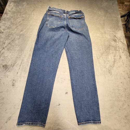 Abercrombie & Fitch Jeans Womens 28 The Mom High Rise Distressed Denim Pants - Picture 9 of 10