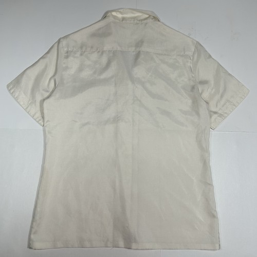 Blusa De Colección Silkhana de Dama Manhattan Abotonada Crema Marfil Manga Corta Talla 10 - Imagen 5 de 7