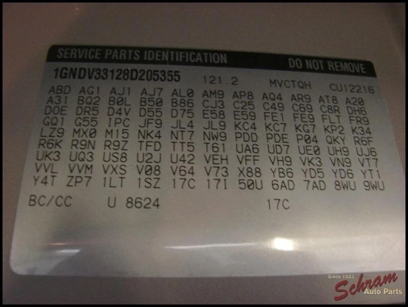 Chasis ECM AB asiento delantero inferior derecho compatible con 05-09 MONTANA 1374316 Foto 3 de 4