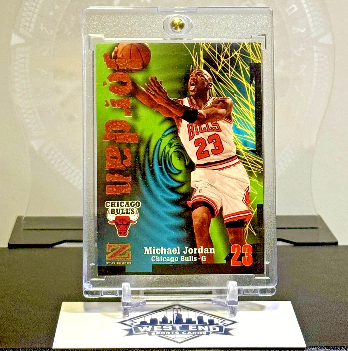 MICHAEL JORDAN 1997-98 Skybox Z-Force #23 Bulls HOF 🐐 90s CLASSIC