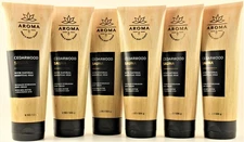 QTY 6 - Bath & Body Works Aroma CEDARWOOD SAUNA Body Cream Lotion Moisturizer 8z