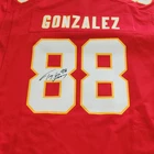 New ListingNike NFL Kansas City Chiefs #88 Gonzalez Autographed Jersey Original Signed