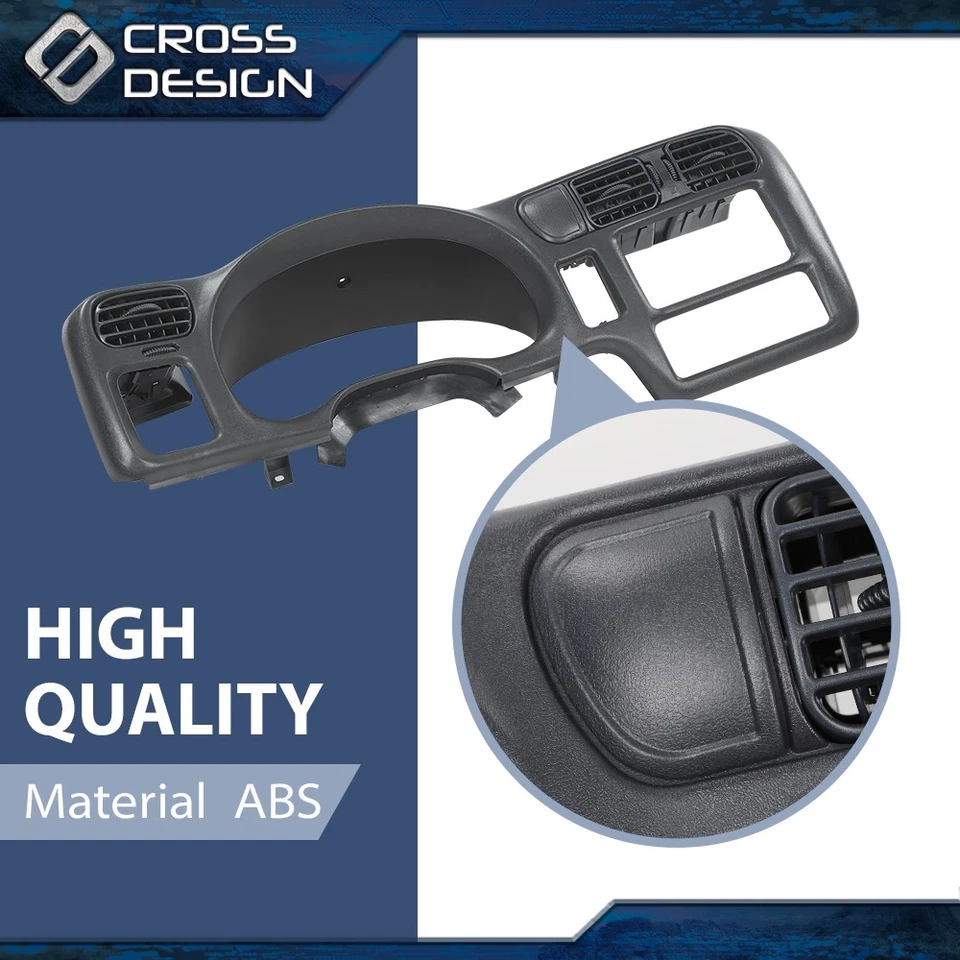 Dash Trim Bezel Fit For 1998-2004 Blazer Jimmy Sonoma S10 Bravada New - Image 4 of 4