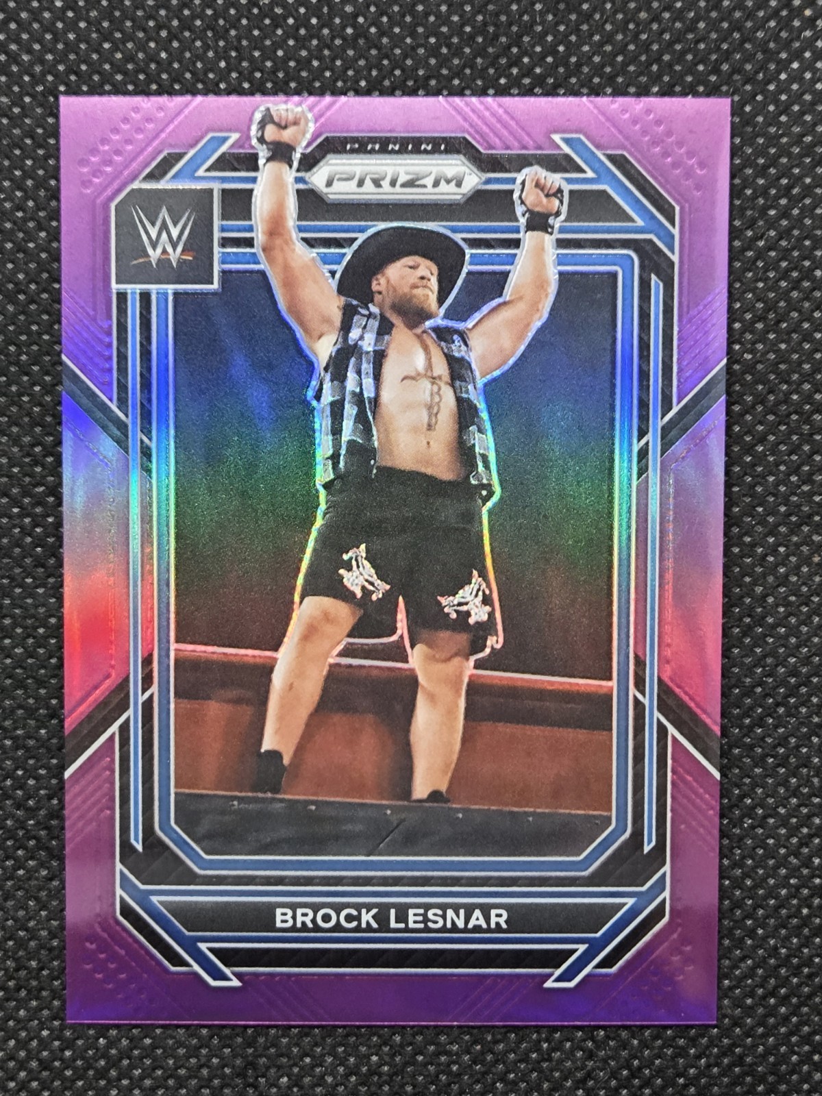 2023 WWE Panini Prizm #151 BROCK LESNAR Purple Prizm /149