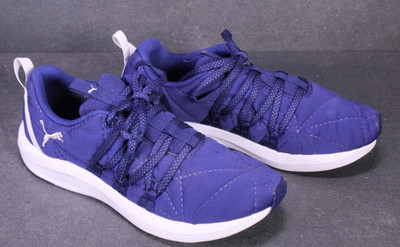 Puma Sneaker Prowl ALT Damen Fitness Sportschuhe Gr. 38 Nylon blau weiß SB1993