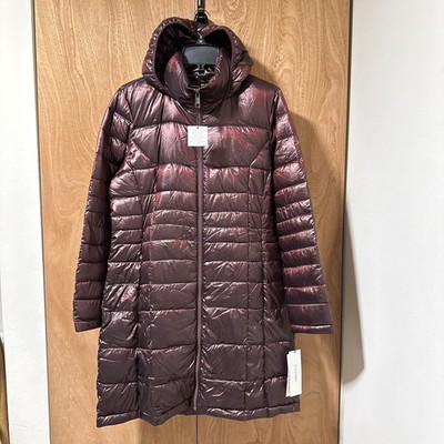 Calvin Klein Womens Coat Packable Lightweight Premium Down Jacket Hooded NWT XL