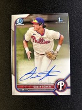 2022 Bowman Chrome Prospects Autograph Gavin Tonkel 1st Bowman