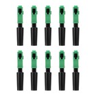 10Pcs Ftth Embedded  Connector SC /  GrüNer Kunststoff-Lichtwellenleiter2339