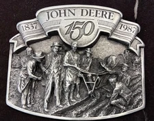 1987 John Deere 150th Anniversary Belt Buckle Limited Edition