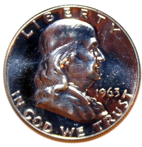 1963-P Franklin Half Dollar - Proof- #9756D