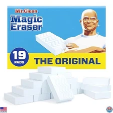 Magic Eraser Cleaning Pads, Durafoam, 19 Count, Stain Removal, Multi-Surface