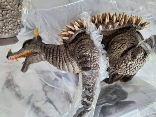 Godzilla Anguirus 1968 Toho Large Monster Series Shonen Ric ungeöffnet aus Japan - Bild 5 von 6