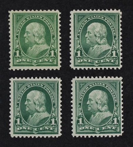 CKStamps: US Stamps Collection Scott#279 1c Franklin Mint LH OG