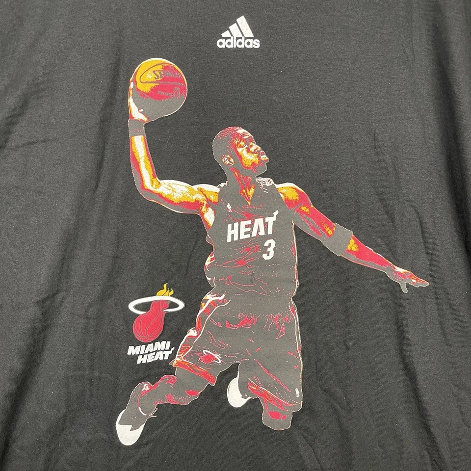 Camisa Dwyane Wade Hombres 2XL XXL Adidas Dunk Dunking Miami Heat NBA Baloncesto Foto 4 de 4