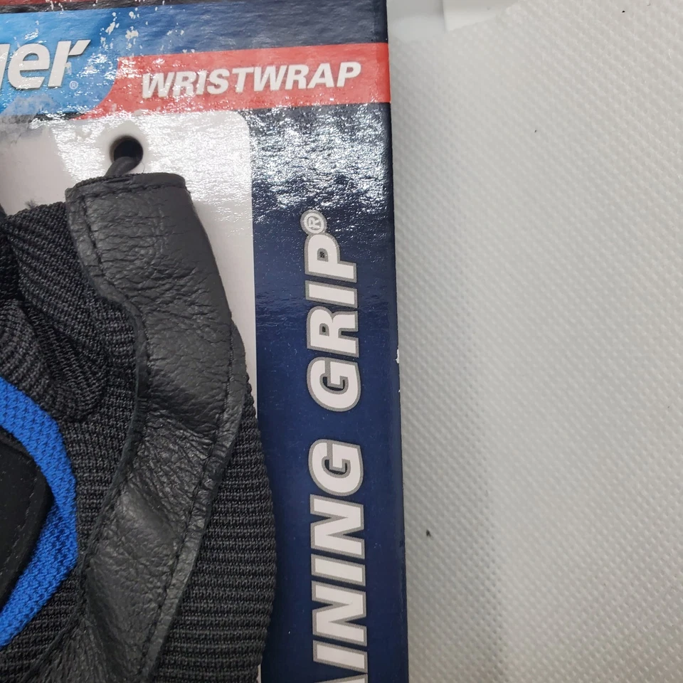 Guantes de agarre de entrenamiento con muñequera Harbinger GRANDES Foto 3 de 4