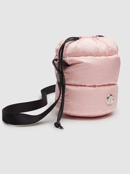Moncler - Women - Caradoc quilted down bucket bag - Pink thumbnail 4