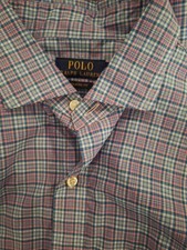 Mens Polo Long Sleeve Casual Button-down Shirt