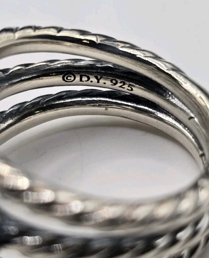 Confeti peridoto e iolita DAVID YURMAN TRES FILAS usados Foto 4 de 4