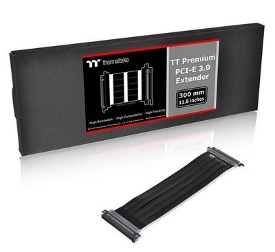 4717964406552 Riser TT Premium PCI-E 3.0 X16 Extender - 300mm Thermaltake
