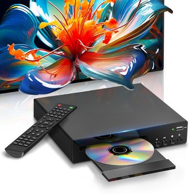 Players for TV with HDMI, All Region Player for TV, HDMI and RCA Cables & Rem...