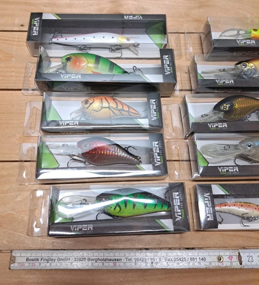10 × VIPER Wobbler Jerkbait Crankbait Köderset NEU Raubfisch Hecht Zander Angeln - Bild 4 von 4