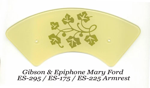 ES-295 Cream & Gold Floral Design Armrest Vintage Gibson Guitar Project NEW