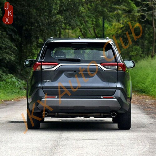 Chrome Rear Fog Light Lamp Frame Trim Decor Fits For Toyota New RAV4 2019-2025 - Picture 6 of 10