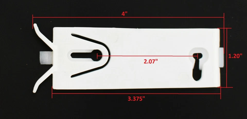 Paquete de 100 clips de retención de molduras exteriores Dodge D-Body Ram #6003519 de repuesto Foto 4 de 4