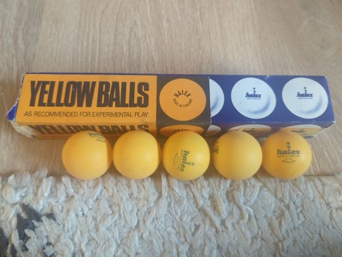RARE VINTAGE HALEX ULTRA ENGLAND TABLE TENNIS PING PONG BALLS  ORIGINAL BOX *CQ