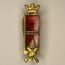 1053 - Dist. grado militare Maresciallo Arma Fanteria - da abito civile