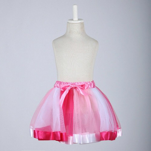 Baby Girl Dance Tutu Ballet Skirt Mesh Rainbow Bubble Skirts Casual Princess SPW - Picture 14 of 18