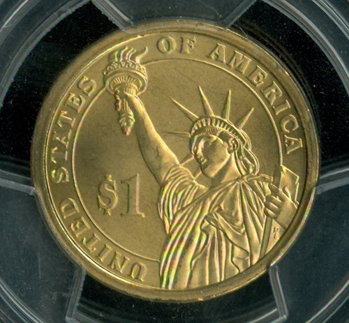 2008 P JOHN QUINCY ADAMS PRES. DOLLAR PCGS MS68 SMS POS B MAC SPOTLESS . - Picture 3 of 4
