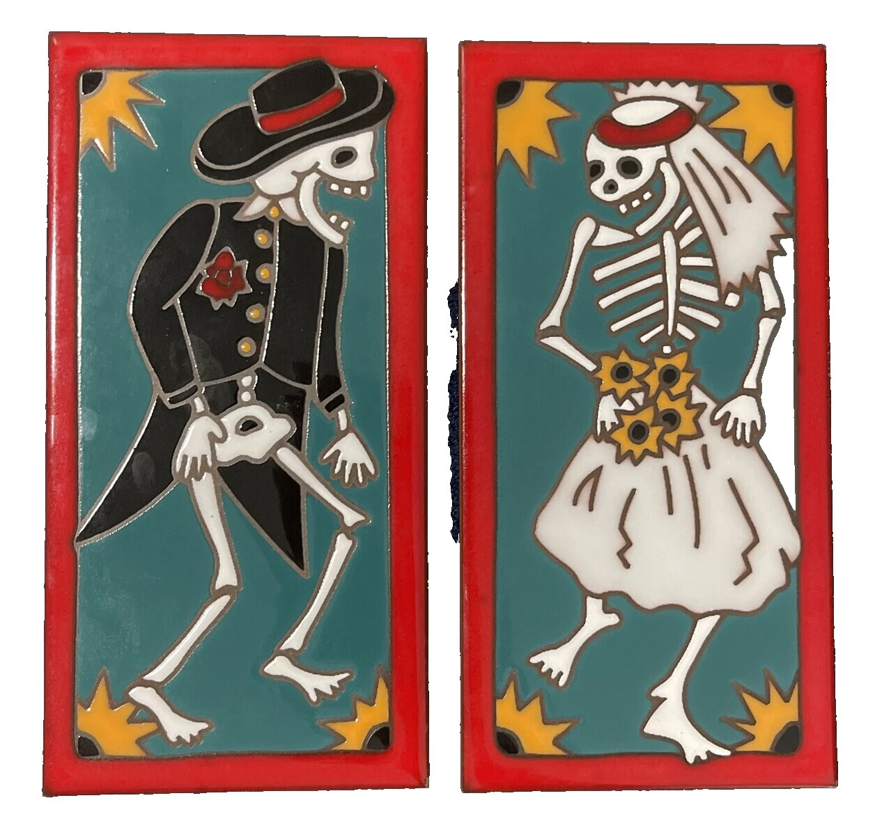 Rectángulo de vidrio Placas Y Letreros Decoración para el Hogar