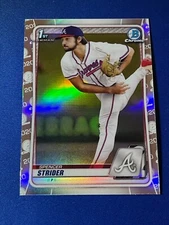 2020 Bowman Draft Chrome Spencer Strider #BD-20 Refractor Atlanta Braves