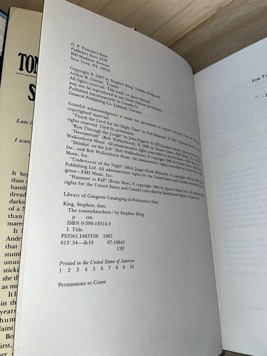 Stephen King Hardcover 6 Stück Schutzumschlag Feuerstarter Elend Tommyknocker A11 - Bild 4 von 14