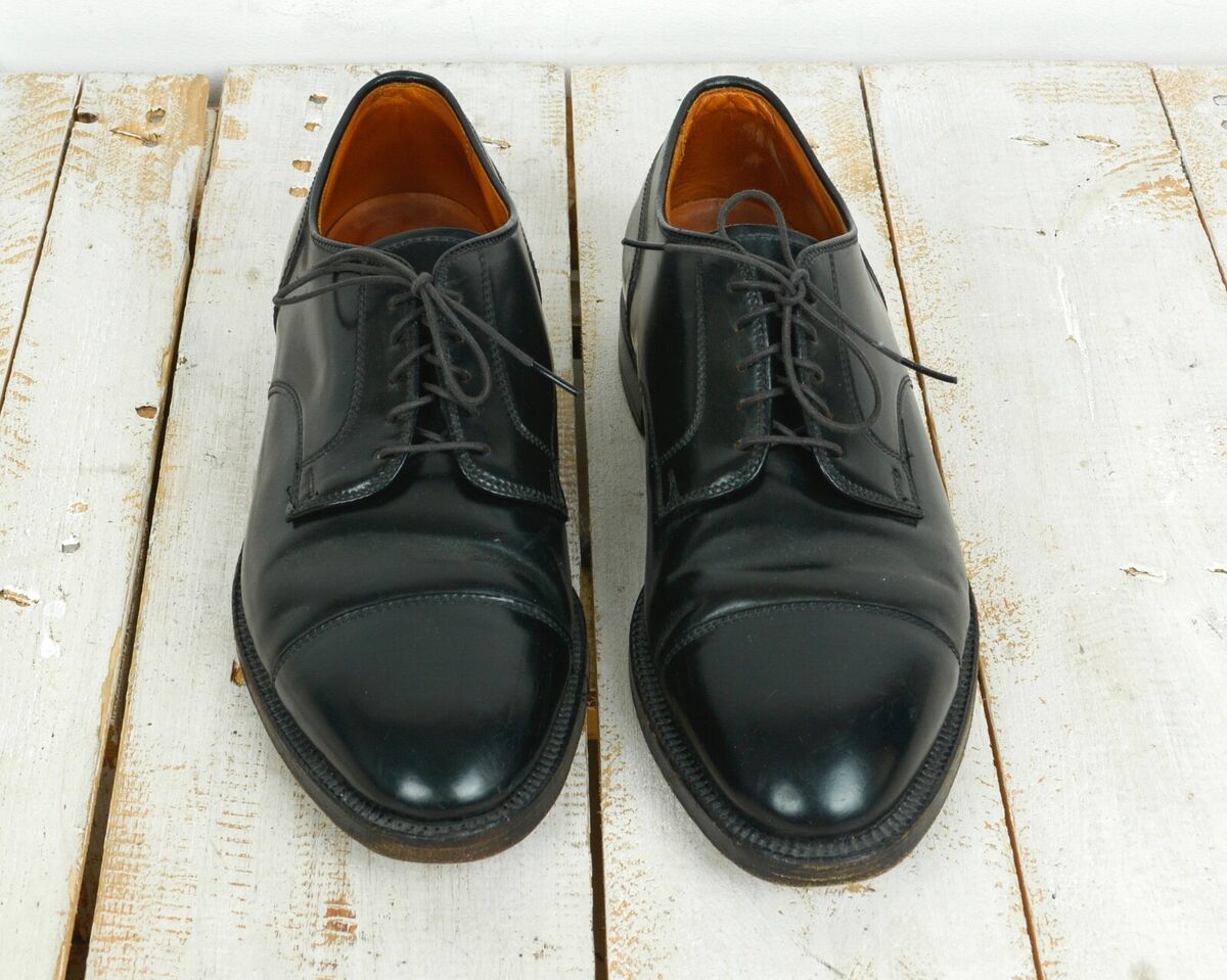 Alden 2161 Black Shell Cordovan Straight Tip Blucher US 11 1 Alden 2161 Black Shell Cordovan Straight Tip Blucher US 11 1