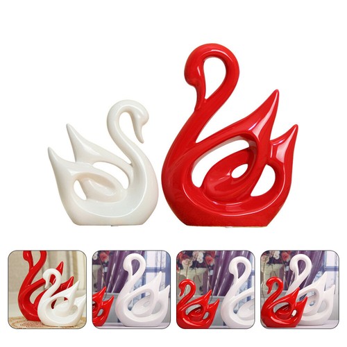 2 Pcs Couple Ornaments Decorations for Living Room Small Figurines
