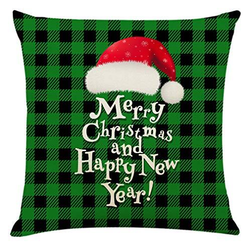 Fundas de almohada decorativas de Navidad para sofá de 18"x18" 4 piezas - Imagen 2 de 6