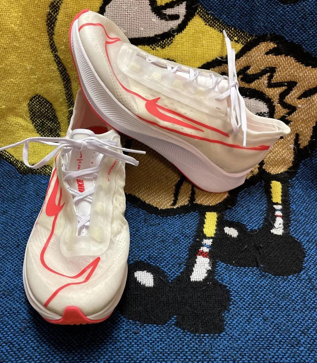 Nike Zoom Fly 3 White Laser Crimson W for sale | eBay