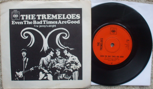 The Tremeloes - Even The Bad Times Are Good / Jenny's Alright - VG+ 45 + PS