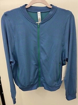 NWT Size 8 Lululemon Swiftly Midweight Full Zip Jacket MLGR / WLIN