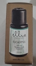 Ellia Diffuser Essential Oil Eucalyptus 15ml, 100% Pure, Therapeutic Grade NWB