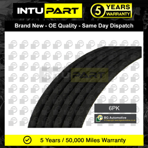 Fits Toyota Auris 2012-2018 Yaris 2011- 1.4 D IntuPart V Ribbed Drive Belt - Picture 1 of 3